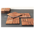 Exterior Deck Tiles with Interlocking System